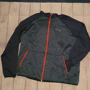 Mens 2X Columbia Zip Hoodie Fleece